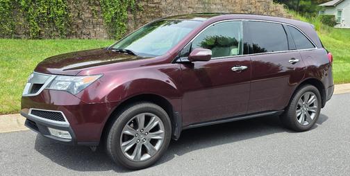 Red 2011 Acura MDX 3.7L Advance
