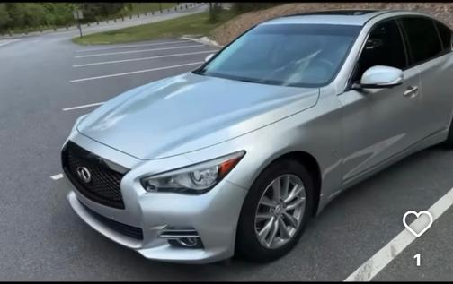 Silver 2018 INFINITI Q50 2.0t LUXE