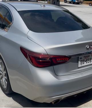 Silver 2018 INFINITI Q50 2.0t LUXE
