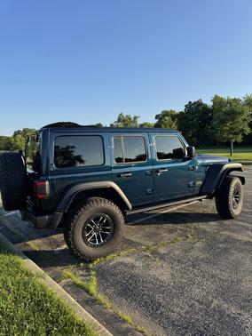 Blue 2025 Jeep Wrangler Rubicon