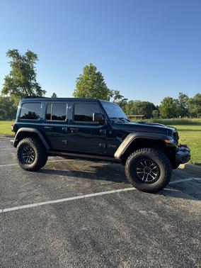 Blue 2025 Jeep Wrangler Rubicon