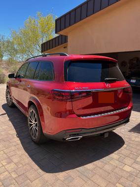 Red 2025 Mercedes-Benz GLS 450 4MATIC