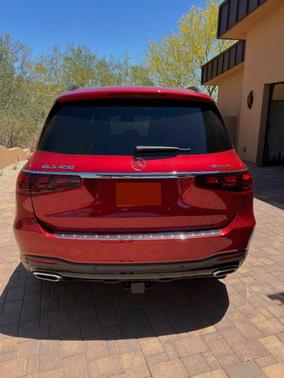 Red 2025 Mercedes-Benz GLS 450 4MATIC
