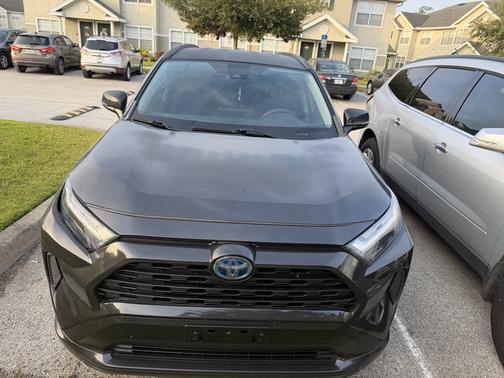 Gray 2022 Toyota RAV4 Hybrid XLE