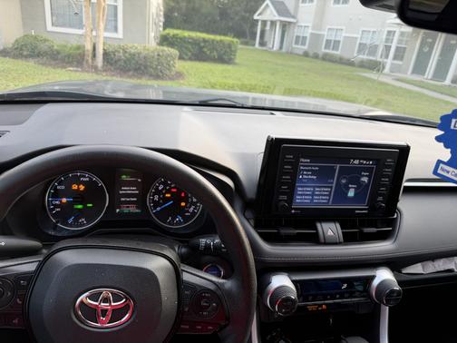 Gray 2022 Toyota RAV4 Hybrid XLE