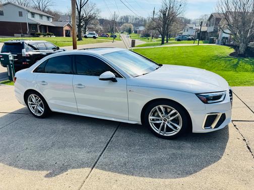 White 2022 Audi A4 45 S line Premium Plus