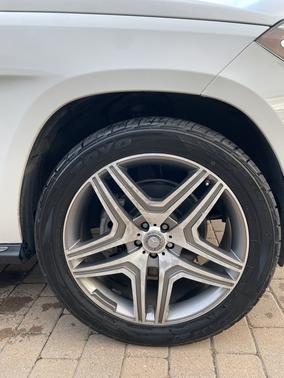 White 2015 Mercedes-Benz GL-Class GL 450 4MATIC