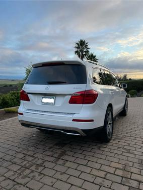 White 2015 Mercedes-Benz GL-Class GL 450 4MATIC