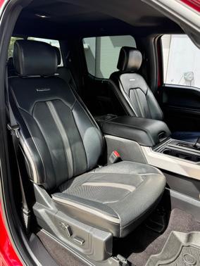 Red 2018 Ford F-150 Platinum