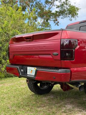 Red 2018 Ford F-150 Platinum