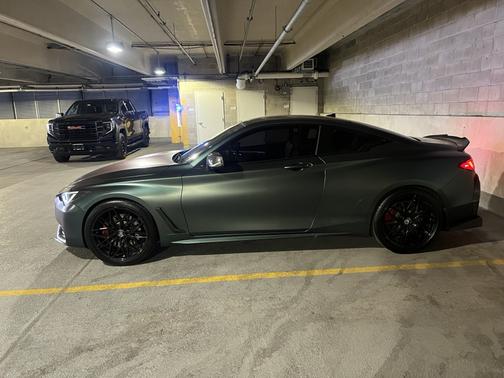 Green 2018 INFINITI Q60 3.0t Red Sport 400