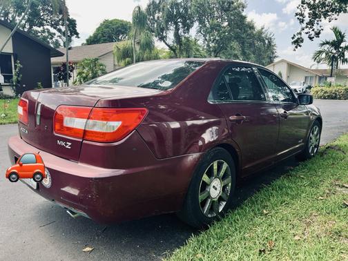 Red 2007 Lincoln MKZ Base
