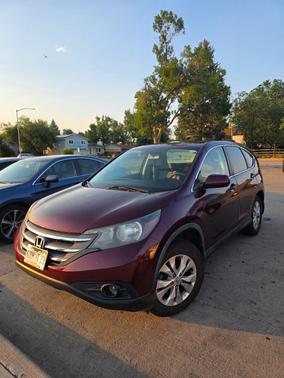 Red 2014 Honda CR-V EX