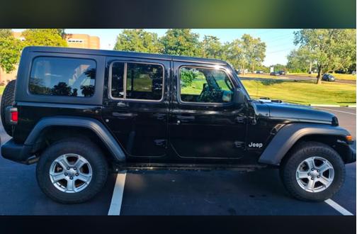 Black 2021 Jeep Wrangler Unlimited Sport S