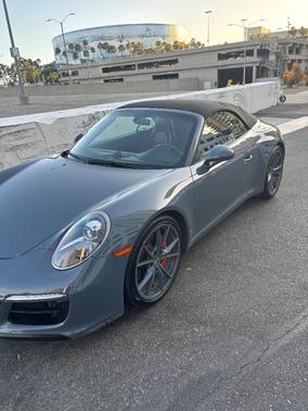 Gray 2018 Porsche 911 911 Carrera 4S Cabriolet