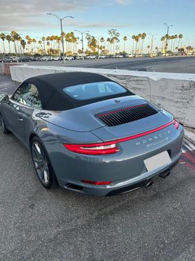 Gray 2018 Porsche 911 911 Carrera 4S Cabriolet