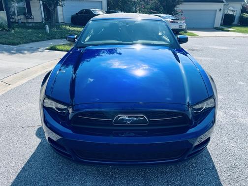 Blue 2013 Ford Mustang V6 Premium