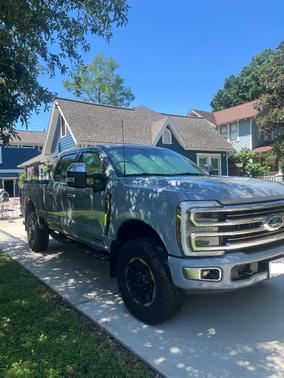 Blue 2025 Ford F-250 Platinum