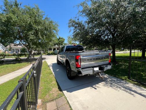 Blue 2025 Ford F-250 Platinum