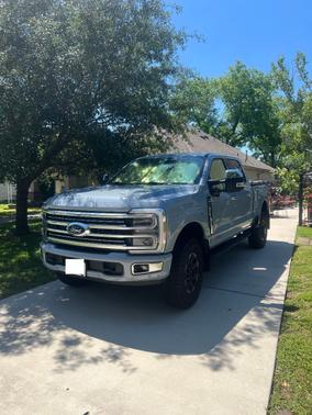 Blue 2025 Ford F-250 Platinum