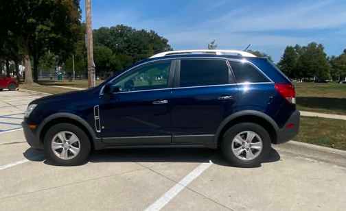 Blue 2008 Saturn Vue XE
