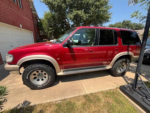 Red 2001 Ford Explorer Eddie Bauer