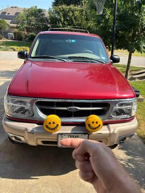 Red 2001 Ford Explorer Eddie Bauer