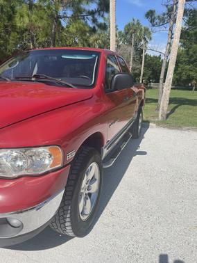 Red 2003 Dodge Ram 1500 ST Quad Cab