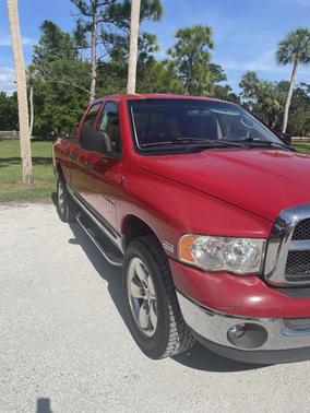 Red 2003 Dodge Ram 1500 ST Quad Cab