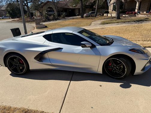 Silver 2020 Chevrolet Corvette Stingray w/1LT