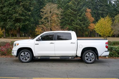 White 2020 Toyota Tundra Platinum