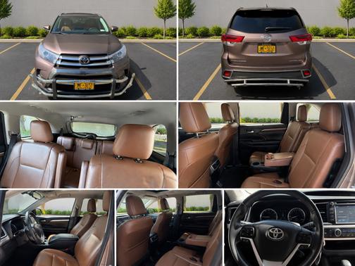 Brown 2018 Toyota Highlander Limited