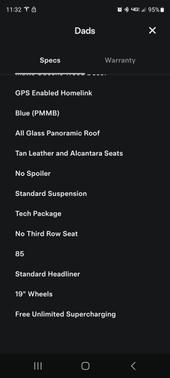 Blue 2014 Tesla Model S 85