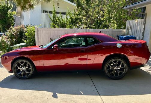 Red 2018 Dodge Challenger SXT