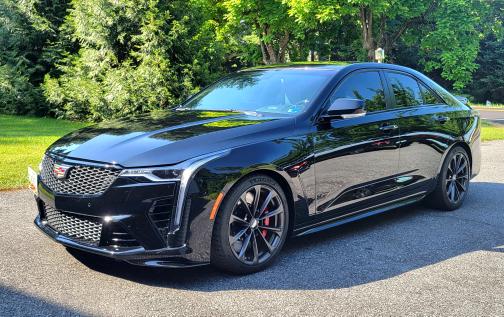 Black 2026 Cadillac CT4-V Blackwing