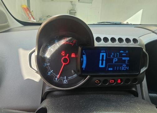 White 2012 Chevrolet Sonic 2LZ