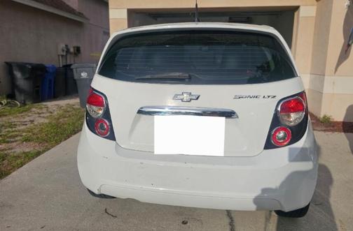 White 2012 Chevrolet Sonic 2LZ