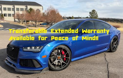 Blue 2017 Audi RS 7 4.0T Prestige