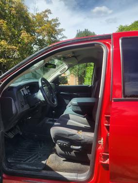 Red 2003 Dodge Ram 2500 ST Quad Cab