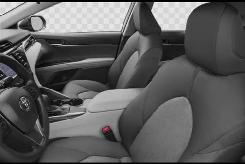 White 2019 Toyota Camry LE