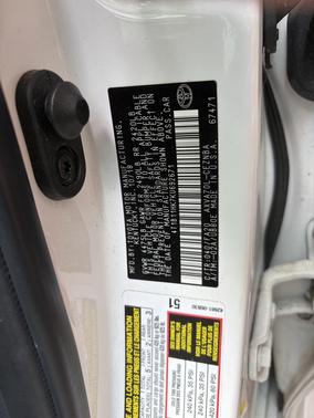 White 2019 Toyota Camry LE