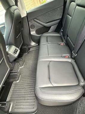 Silver 2025 Tesla Model Y Long Range RWD