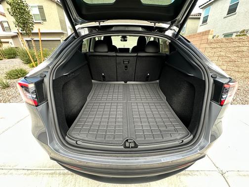 Silver 2025 Tesla Model Y Long Range RWD