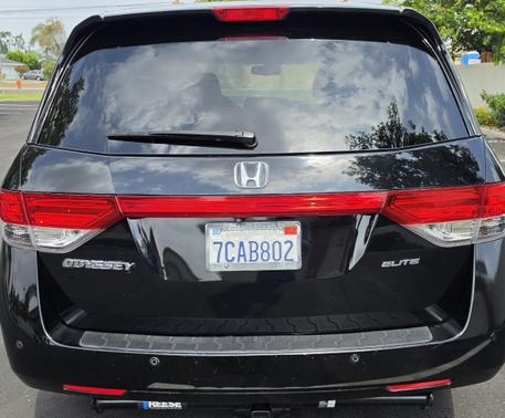 Black 2014 Honda Odyssey Touring Elite