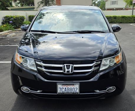 Black 2014 Honda Odyssey Touring Elite
