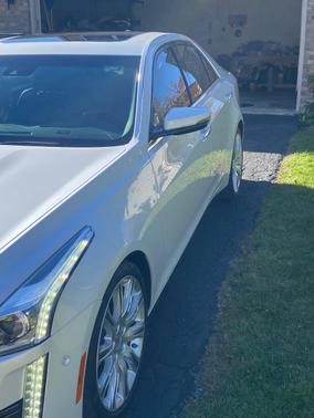 White 2017 Cadillac CTS 3.6L Twin Turbo Vsport
