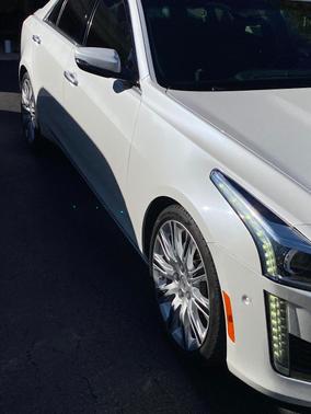 White 2017 Cadillac CTS 3.6L Twin Turbo Vsport