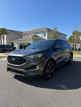 Gray 2019 Ford Edge ST