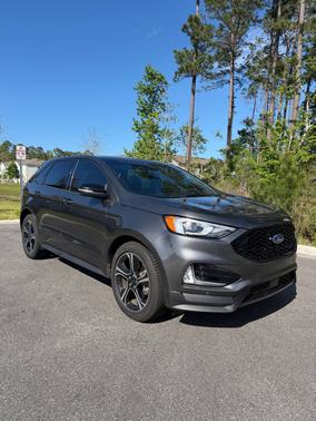 Gray 2019 Ford Edge ST