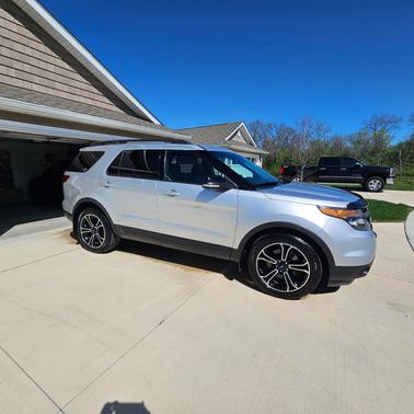Silver 2015 Ford Explorer Sport